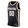 Camiseta Hombre NBA Atlanta Hawks Personalizadas 2025-26 Nike City Edition Negro Swingman